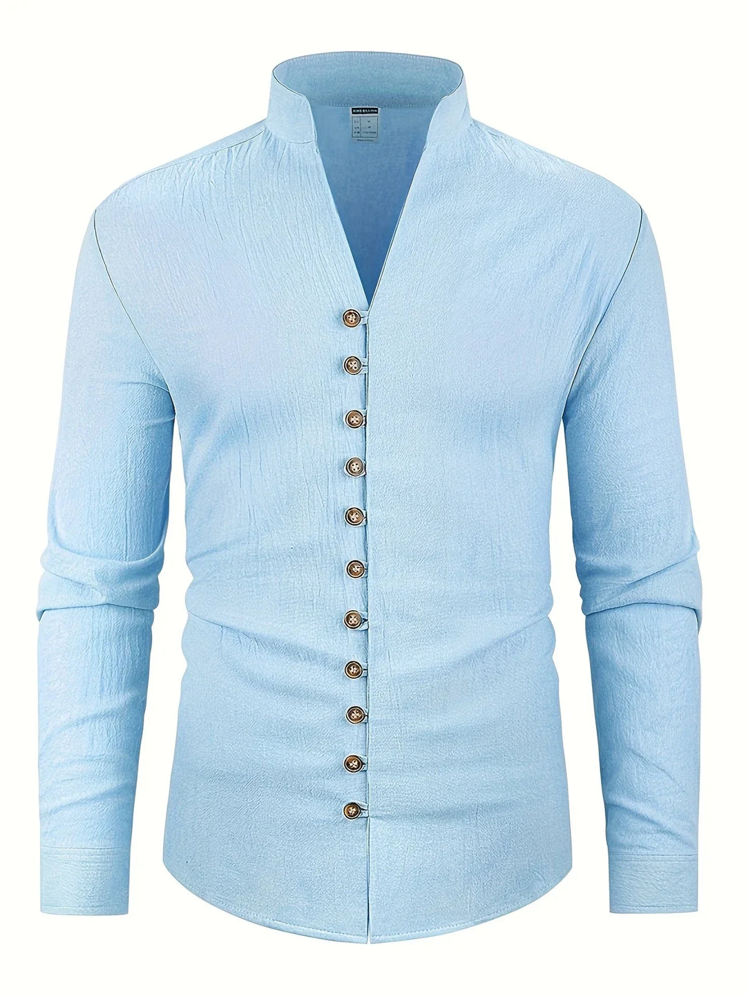 Elvoria | Camisa ligera de algodón de manga larga