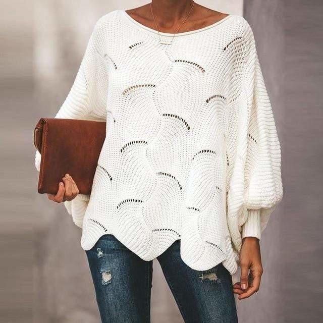 Suéter Ample Décontracté Oversize