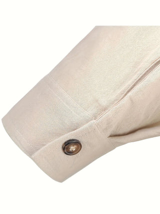 Elvoria | Camisa ligera de algodón de manga larga