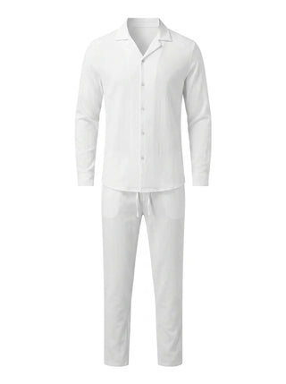 Elvoria | Conjunto de Lino de Verano para Hombre