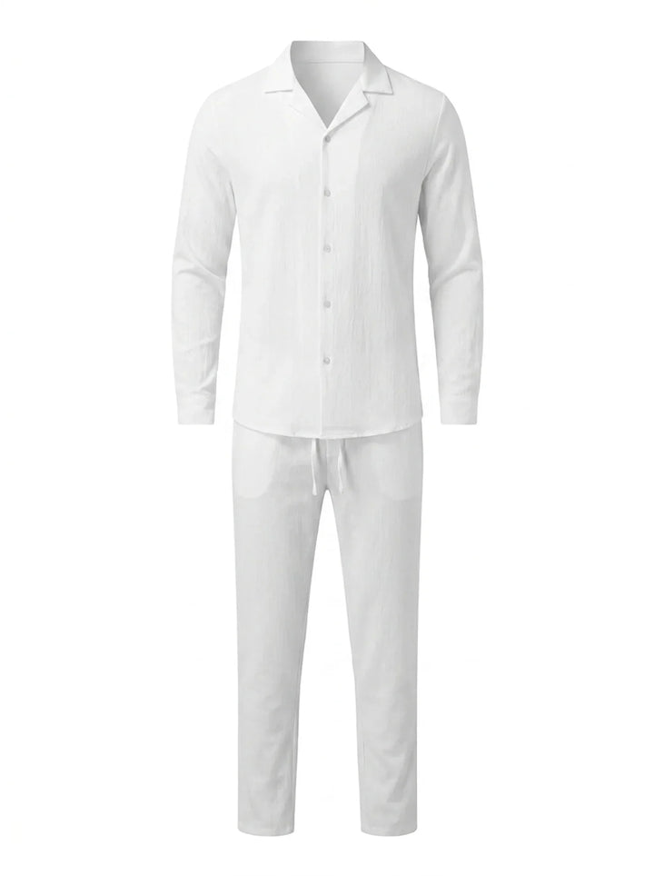 Elvoria | Conjunto de Lino de Verano para Hombre