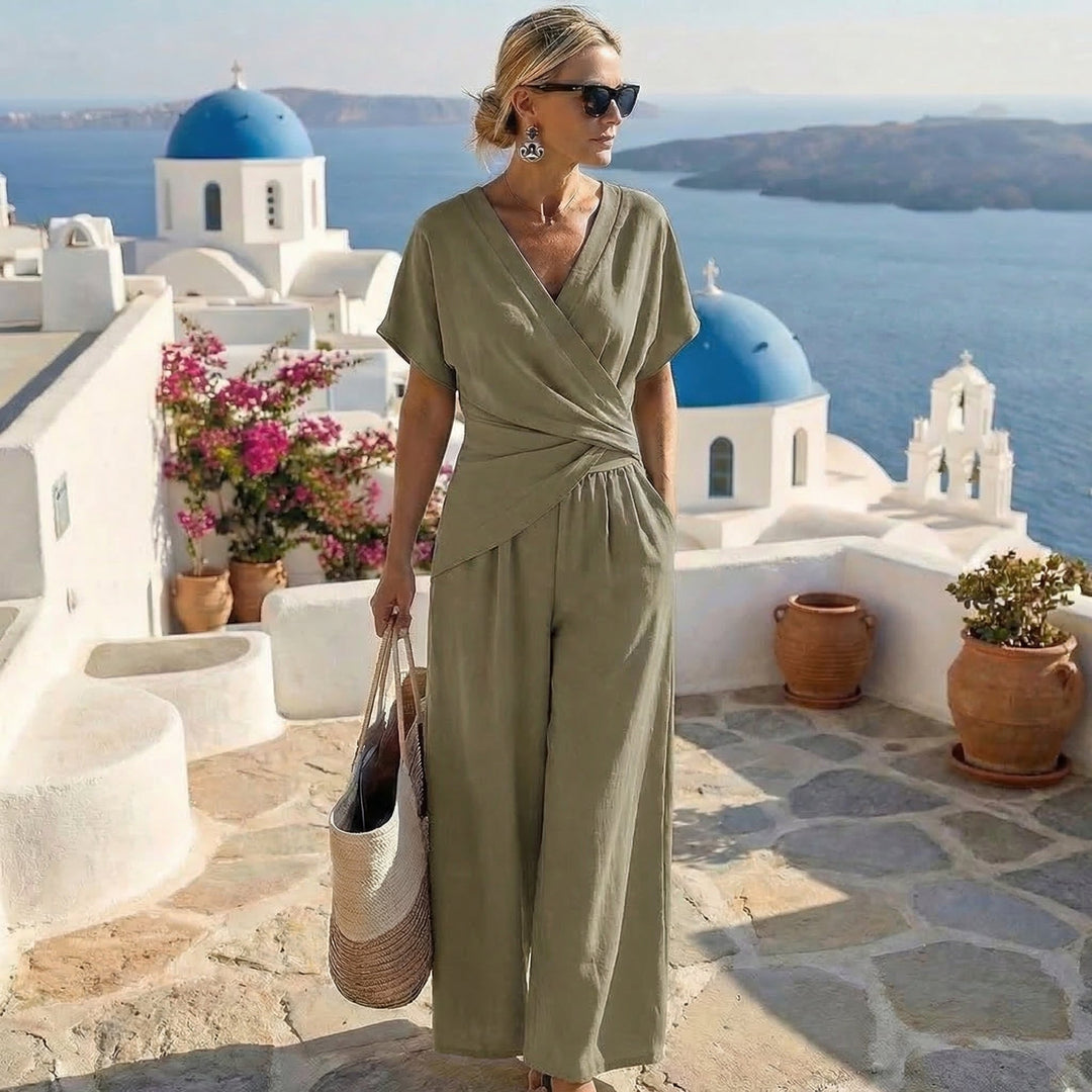 Elvoria | Fenna™ Conjunto Elegante de Dos Piezas