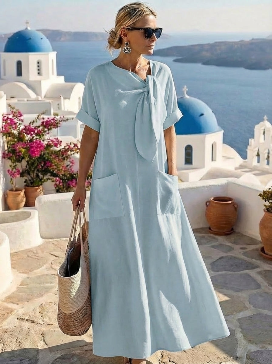Elvoria | Fleur™ Vestido Elegante con Bolsillos