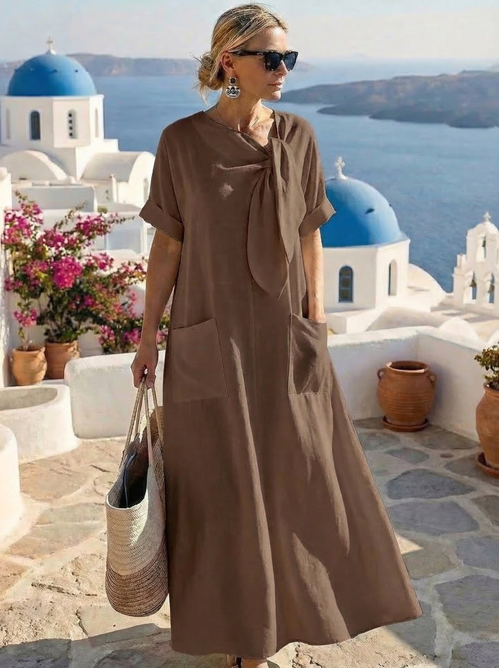 Elvoria | Fleur™ Vestido Elegante con Bolsillos
