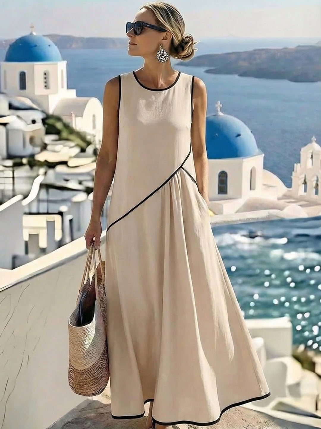 Elvoria | Lotte™ Vestido de Verano Rayado
