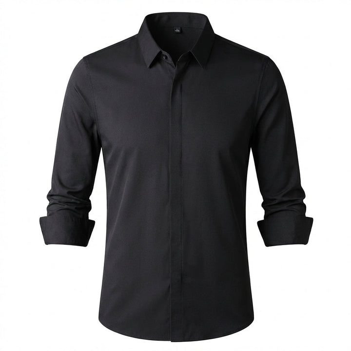 Elvoria | Camisa de stretch sin arrugas para hombres