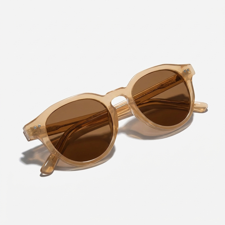 Elvoria | Gafas de Sol Vintage Rondas – Diseño de Lujo