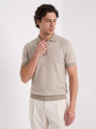 Camiseta Polo de Cuello en V Ligera