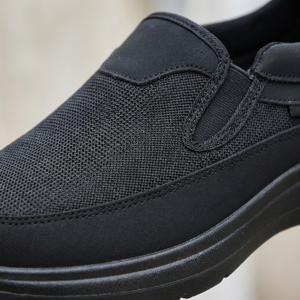 👟 ¡60% DE DESCUENTO AHORA! ✨ Zapatillas ortopédicas transpirables para hombres - Soporte de arco con plantillas de espuma viscoelástica para comodidad durante todo el día 🏃‍♂️💨