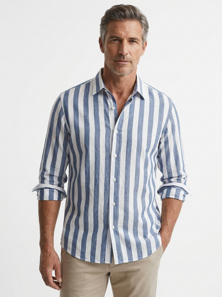 Elvoria | Camisa a Rayas Riviera