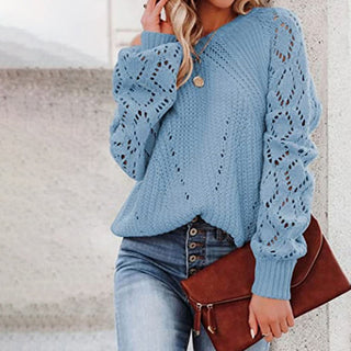 Suéter de Tricot Hueco Casual