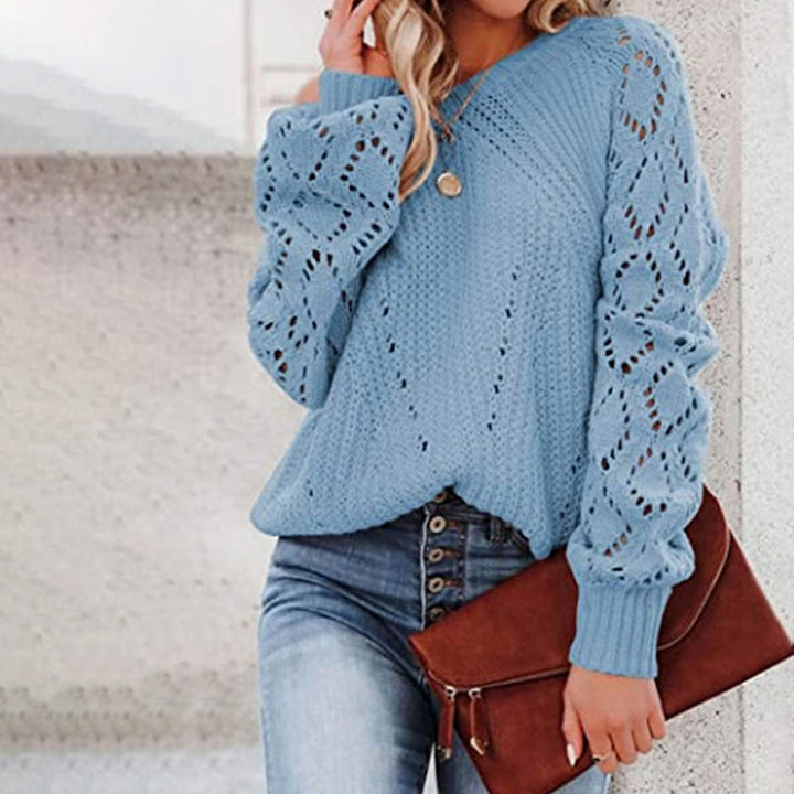 Suéter de Tricot Hueco Casual
