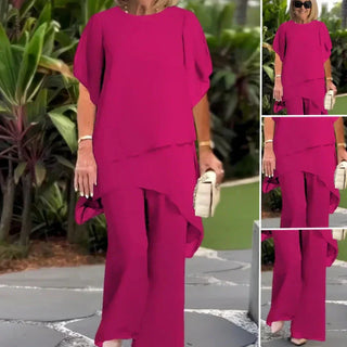 Elvoria | Herlene - Conjunto de Top y Pantalones Elegante