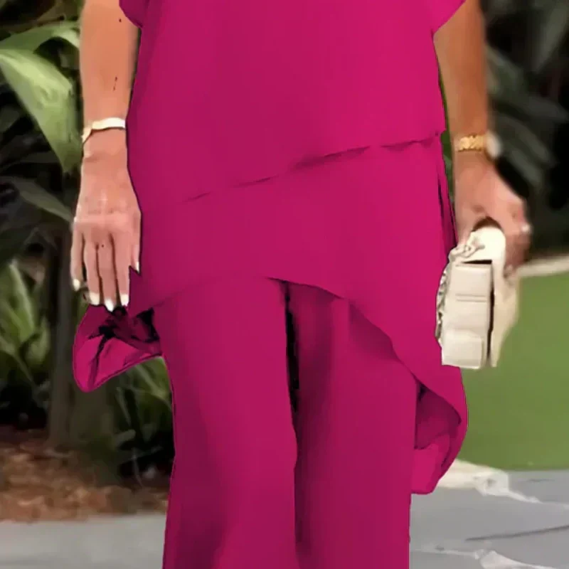 Elvoria | Herlene - Conjunto de Top y Pantalones Elegante