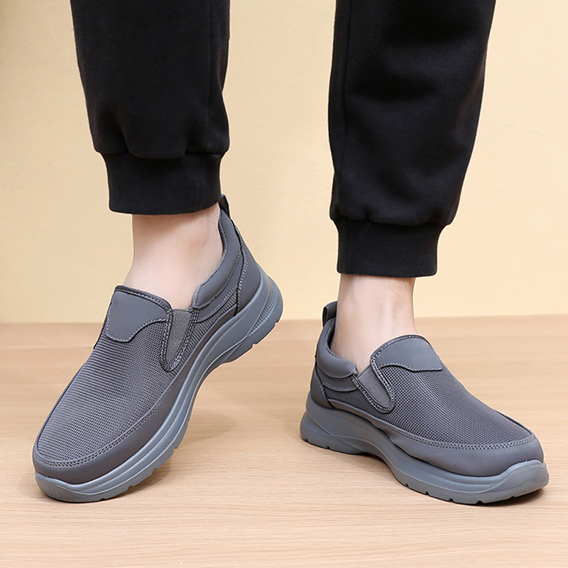 👟 ¡60% DE DESCUENTO AHORA! ✨ Zapatillas ortopédicas transpirables para hombres - Soporte de arco con plantillas de espuma viscoelástica para comodidad durante todo el día 🏃‍♂️💨