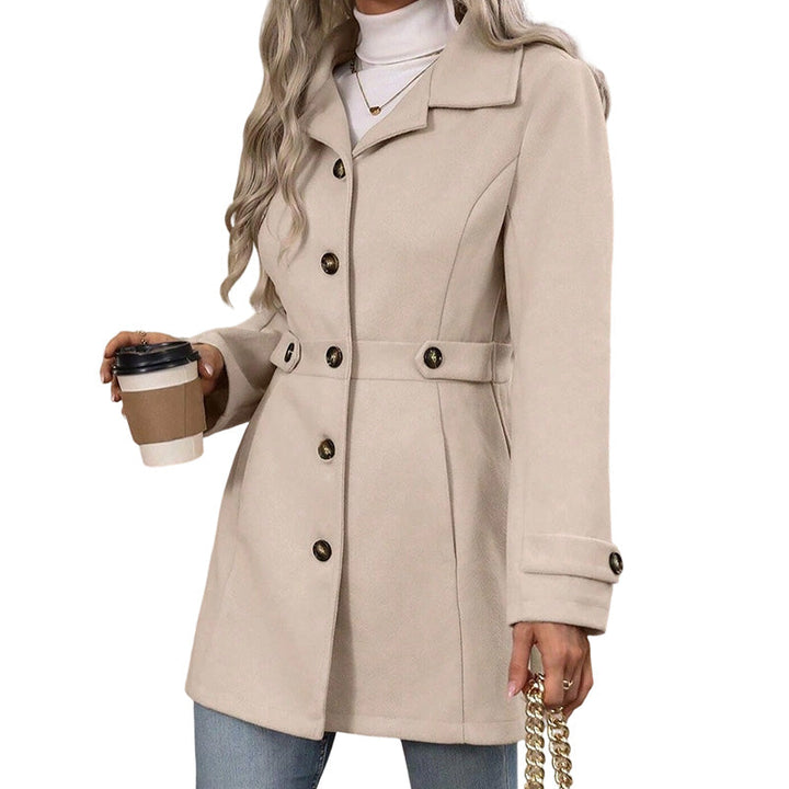 Abrigo Slim Elegante con Botonadura Sencilla
